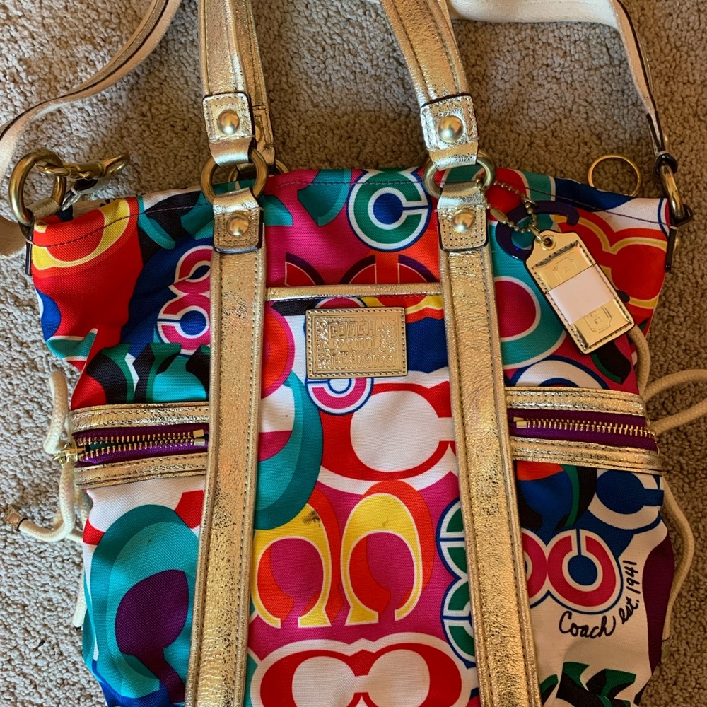 Authentic Coach Poppy Bag - Picture 2 of 10